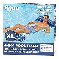 Aqua 4-in-1 Monterey Supreme XL Pool Float & Water