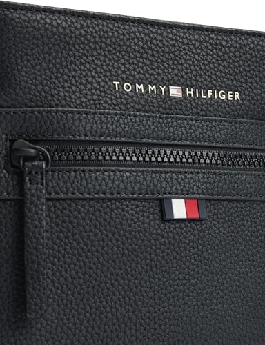 Uomo Borsa a Tracolla Essential PU Mini Crossover Piccola, Nero (Black), Taglia Unica