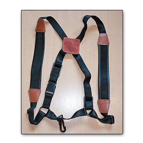 Soundman® Universal Shoulder Strap for Alto Saxophone, Adjustable Harness, Well Padded - Size: L