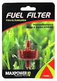 Maxpower 334286 1/4" In-Line Fuel Filter Replaces Briggs & Stratton 298090, 298090S, 5018, 5018B, Cub Cadet BS-298090S, 751-3013, and Many Others