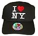I Love NY Cap - Color: Black