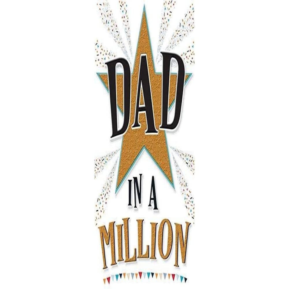 Piccadilly Greetings Modern Birthday Card Dad in a Million - 7 x 5 inches