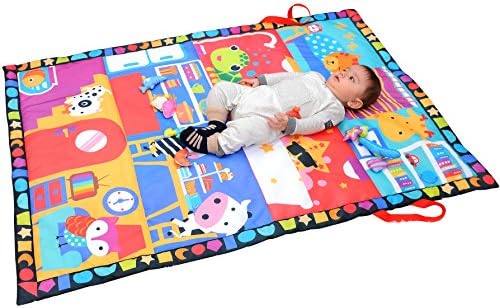 TotMart Animal House Play Mat for Toddler Activity 37x53 inch