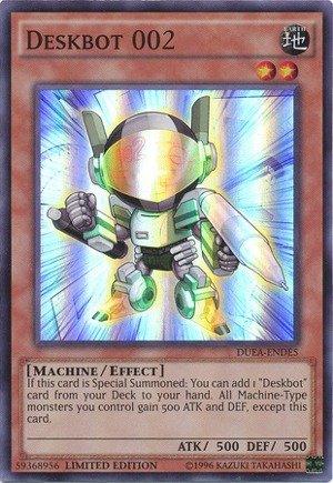 Yu-Gi-Oh! - Deskbot 002 (DUEA-ENDE5) - Duelist Alliance Deluxe Promos - Limited Edition - Super Rare
