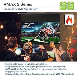 Elite Screens VMAX2, 120-inch 16:9, Wall Ceiling