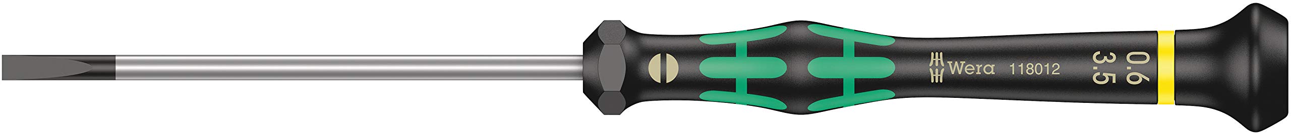 Wera Kraftform 2035 Micro Screwdriver - Slotted Tip 3.5 Mm