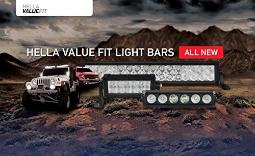 HELLA 357203001 Value Fit Mini Light Bar (6 LED, Flood Beam)