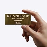 Sign Print Lab Engraved Plate Gold Silver Black Self-Adhesive 50x16mm view 9