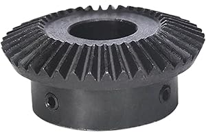 KENGBI 1pcs Single 1.5 Module Bevel Gear 1:2 15/30 20/40 Tooth Steel Inner Hole 8mm-15mm Mechanical Transmission Gear(40Teeth 14mm)