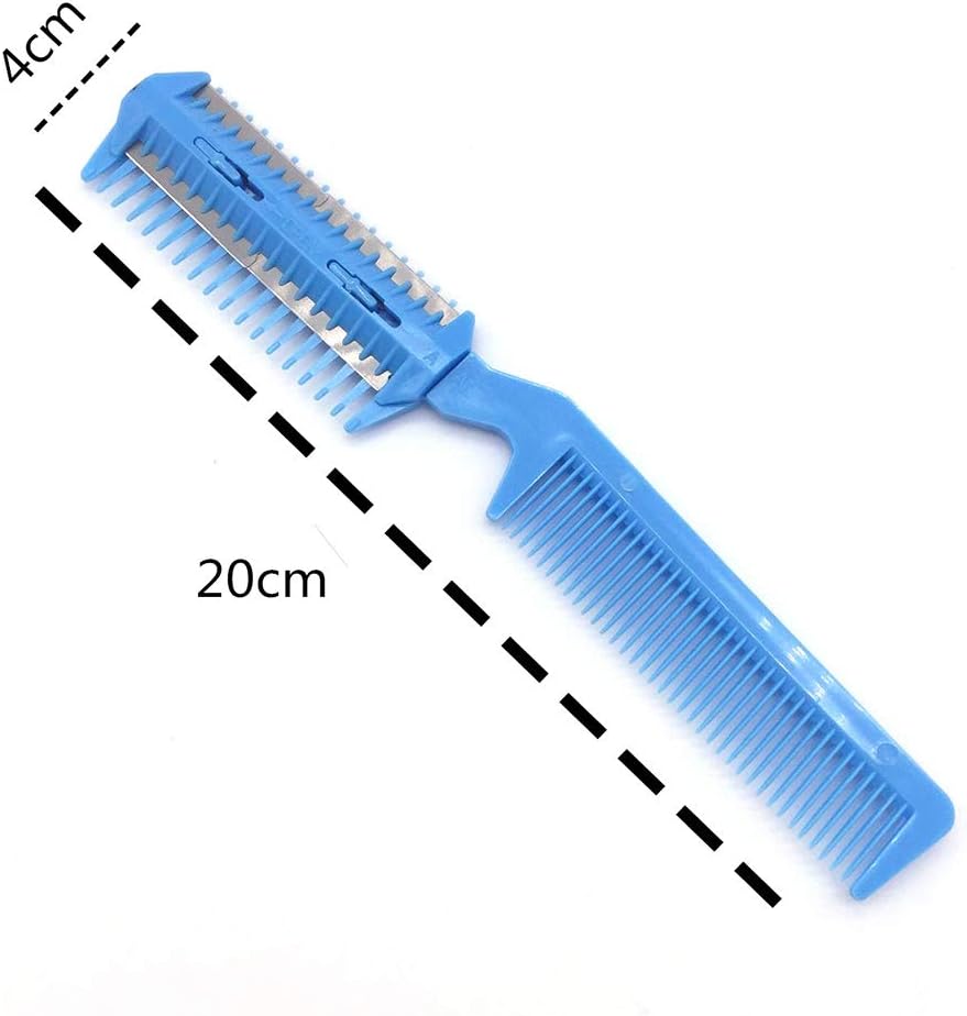 Random Color POPETPOP Pet Hair Thinning Shaper Razor Cutting Combs with