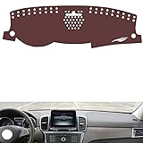 Leather Dashboard Cover Compatible with Mercedes