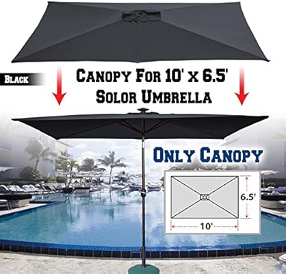 Amazon Com Benefitusa Top Cover Replacement Umbrella Canopy For