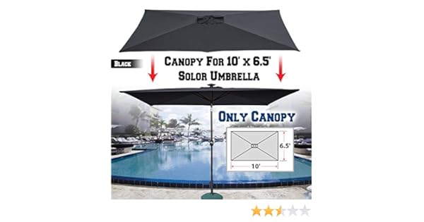 Amazon Com Benefitusa Top Cover Replacement Umbrella Canopy For