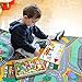 Fajiabao Wooden Drawing Board Double Side Magnetic Jigsaw Puzzles Dry Erase Gift for Boys Girls Birthday Gift