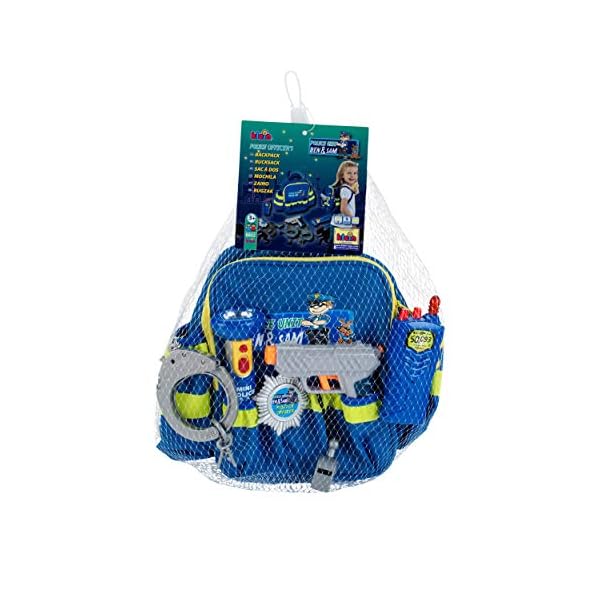 Theo Klein 8802 Police Unit Ben & Sam Police Backpack with Accessories I With Battery-Powered torch, handcuffs and much… – Bild 7