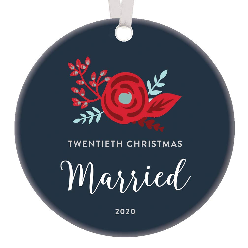 Amazon.com: Happy 20th Anniversary Christmas Ornaments for Couples 2020