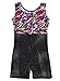 One-piece Colorful Ribbons Gymnastics Leotard Sleeveless Dance unitards for Little Girl, 140