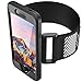 iPhone 7 Armband, SUPCASE Easy Fitting Sport Running Armband Case with Premium Flexible Case Combo for Apple iPhone 7 2016 Release/Compatible with iPhone 7 (Black)