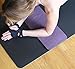 Yoga Knee Pad and Kneeling Pad by Yoga Paws - Pad for Elbow, Wrist, Joint Comfort - Perfect Travel Yoga Accessories or Compliment to Yoga or Pilates Mat - Eco-Friendly Natural Rubber - Black