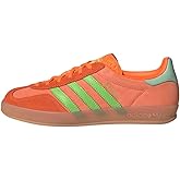 adidas Gazelle Womens Indoor Shoes, Solar Orange/Solar Green, Size 8.5