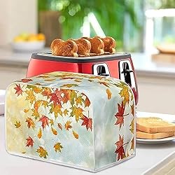 Talayituse Maple Leaf Print Toaster Covers 2 Slice