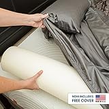 MADE IN USA-Extra Long Safety Bed Rail, Bed Bumper for Toddlers-FREE Washable Cover & Carrying Case