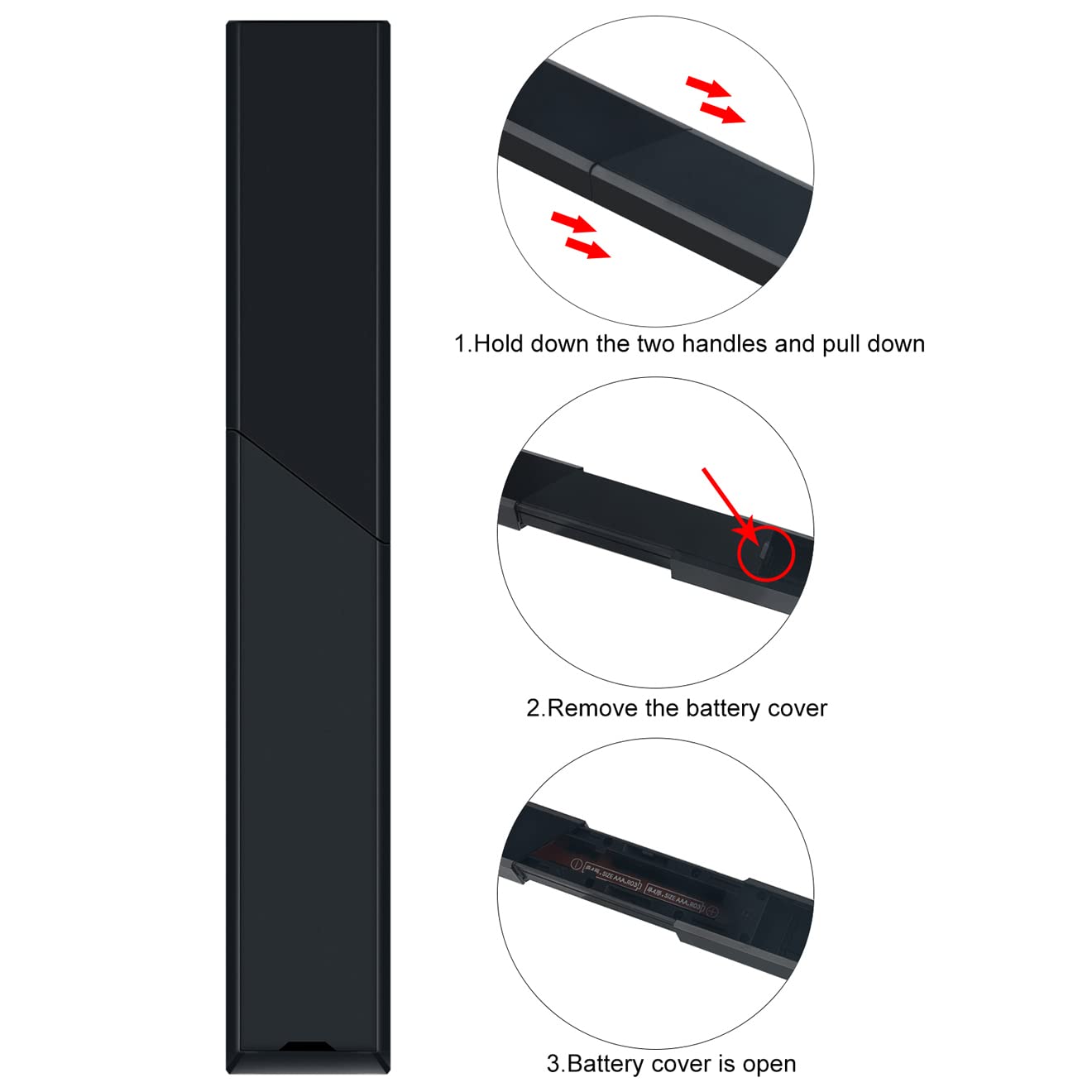 RM-ANU207 Replacement Soundbar Remote Control Supports for Sony Sound Bar Speaker System HT-ST5 SA-WST5 SA-ST5 HT-XT1 RM-ANU208