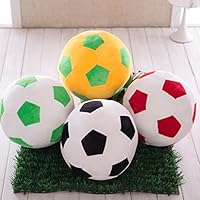 Lamdoo - Pelota de peluche de 25 cm con forma de balón de fútbol ...