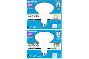 EcoSmart BR30 65/75/90-Watt Equivalent Universal Select LED Flood Light Bulb with Selectable Color Temperature (12-Pack)