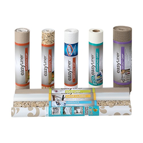 Duck 281875 NonAdhesive Shelf Liner Solid Grip EasyLiner, 20inch x
