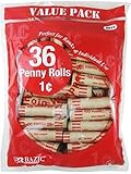 Bazic 5011 Penny Coin Wrappers, 36 Per Pack
