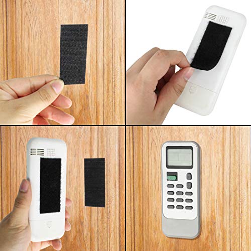 Self Adhesive Hook and Loop Tape Heavy Duty Mounting Tape Double Waterproof Indoor Outdoor 12 PCS Removable Wall Fastener Tape (3.9 x 1.2 Inch） - Thumbnail 2