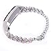 Fitbit Alta (HR) Bands, NO1seller Top Stainless Steel Replacement Watch Band Strap Bracelet With Alloy Crystal Rhinestone For Fitbit Alta & Alta HR Fitness Tracker