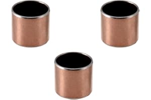 uxcell Sleeve Bearing 25mm Bore x 28mm OD x 25mm Length Plain Bearings Wrapped Oilless Bushings 3pcs