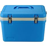 8L/12L Portable Vaccine Cooler,Medical Insulated Carrying Case with 2/4 Ice Boxes, Leakproof Frozen Temperature Storage Bag for Insulin, Sperm, Biospecimens Transport, Travel Cooler Box(12L)