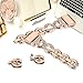 Wearlizer Compatible with Charge 2 Bands Metal Replacement Charge hr 2 Bands/Assesories/Strap Adjustable for Bands Charge Bling Style Desgin Rose Gold