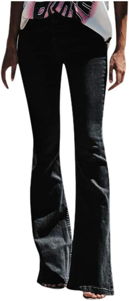 skinny flared trousers