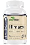 Natural Anxiety Relief & Stress Supplement, Promotes Calm Sleep, Relaxation & Mood Support, For Stress Anxiety And Depression. All Natural Anti Anxiety Pills And Stress Relief, Easy To Swallow Capsule