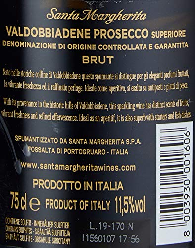 Santa Margherita 3247- Bier, Wein & Spirituosen › Wein › Champagner, Sekt & Schaumwein › Prosecco 1 x 0,75l Flasche – Bild 5