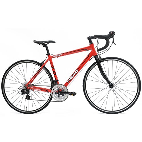 Head Accel NXM 700C Road Bicycle, Red, 49cm/Medium