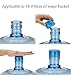 Thee-home 20 Pack Non Spill Caps Anti Splash Bottle Caps for 55mm 3 and 5 Gallon Water Jugs with 2 Pack Water Bottle Handle（Random color）