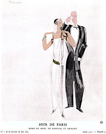 Bon Ton: Soir de Paris - Mourgue - 1922 - 16 x 20 inches