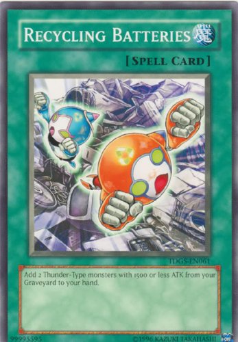 Yu-Gi-Oh! - Recycling Batteries (TDGS-EN061) - The Duelist Genesis - Unlimited Edition - Common