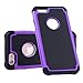iPhone 6S Plus Case, ShuYo [Football Pattern Series] Apple iPhone 6S / 6 Plus Case 5.5 Inch Bumper Cover [Military Grade Drop Protection] for iPhone 6s Plus and iPhone 6 Plus 5.5 Inch Purple