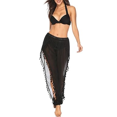 Beikoard Pantalones Deportivos Mujer MujerHueco Playa Pies ...