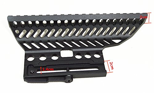 FIRECLUB 2019 B-13 Aluminum 20mm Tactical Standard Ak Side Bracket Solid Side Scope Mount Picatinny with QD Adjuster Black