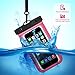 Tilaprecape 100% Waterproof Case With Sensitive PVC Touch Screen, Pink CellPhone Dry Bag Pouch With Super Sealability Technology For Cellphone Up To 6.5 Inches Diagonal