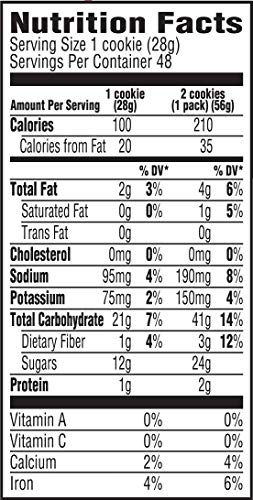 Newtons Soft & Fruit Chewy Fig Cookies, 24 Snack Packs (2 Cookies Per Pack) - Thumbnail 4