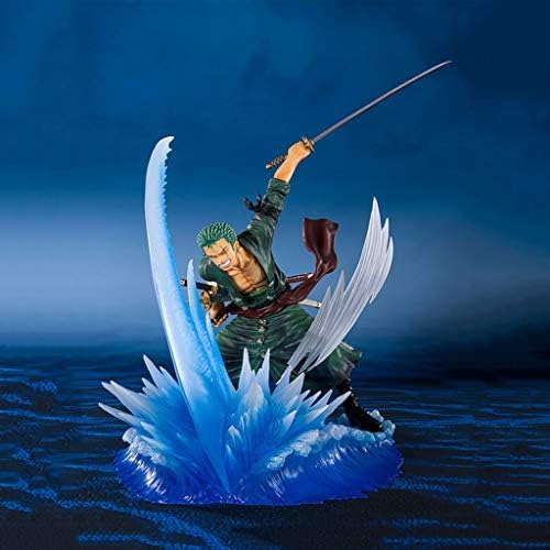 SYXYSM One Piece Anime Statue Roronoa Zoro Toy Model PVC Anime Decoration Crafts Collection -5.9in toy statue