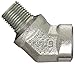 Eaton Weatherhead C3359X2 Carbon Steel Fitting, 45-Degree Street Elbow, 1/8